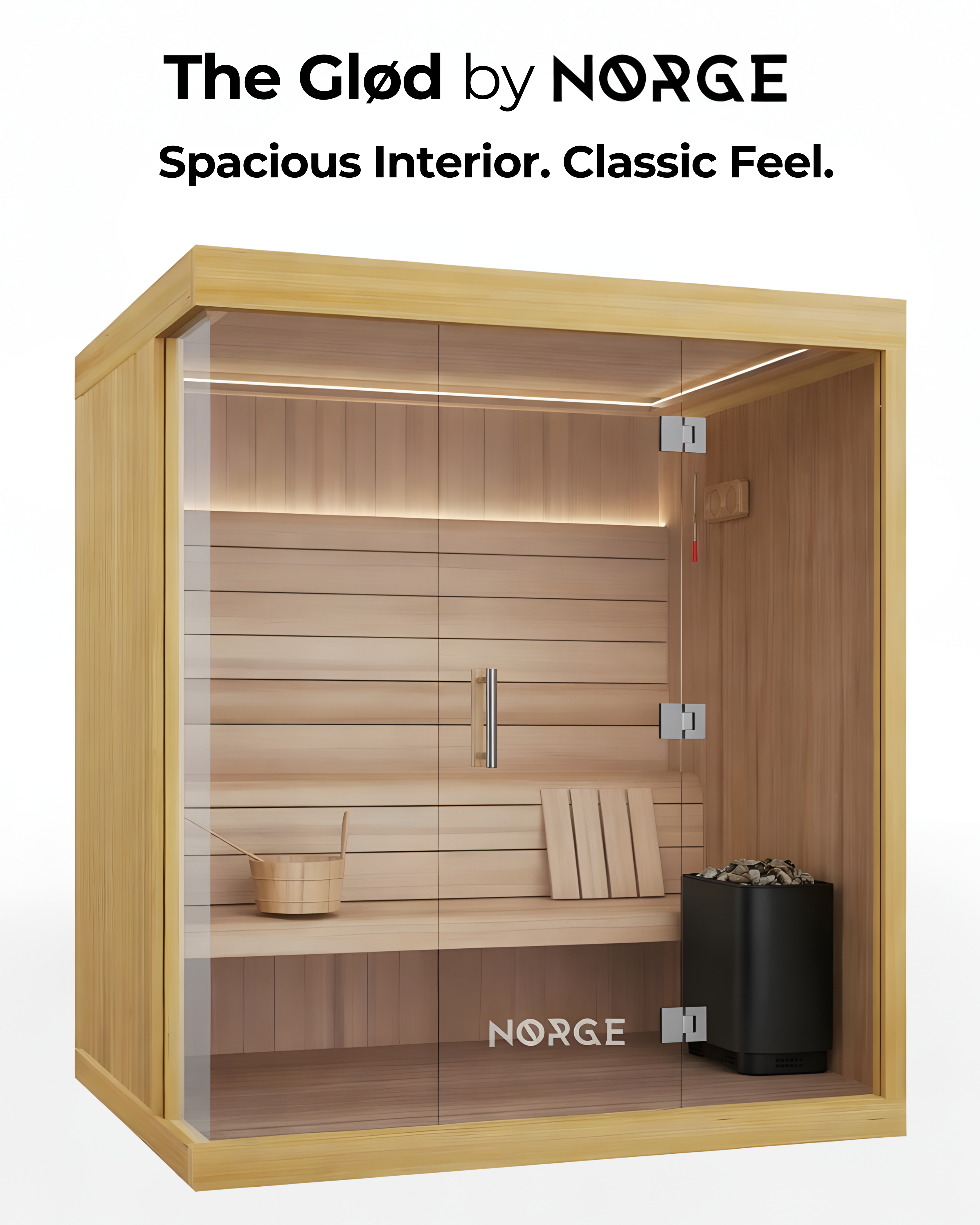 Glød 4-Person Traditional Sauna