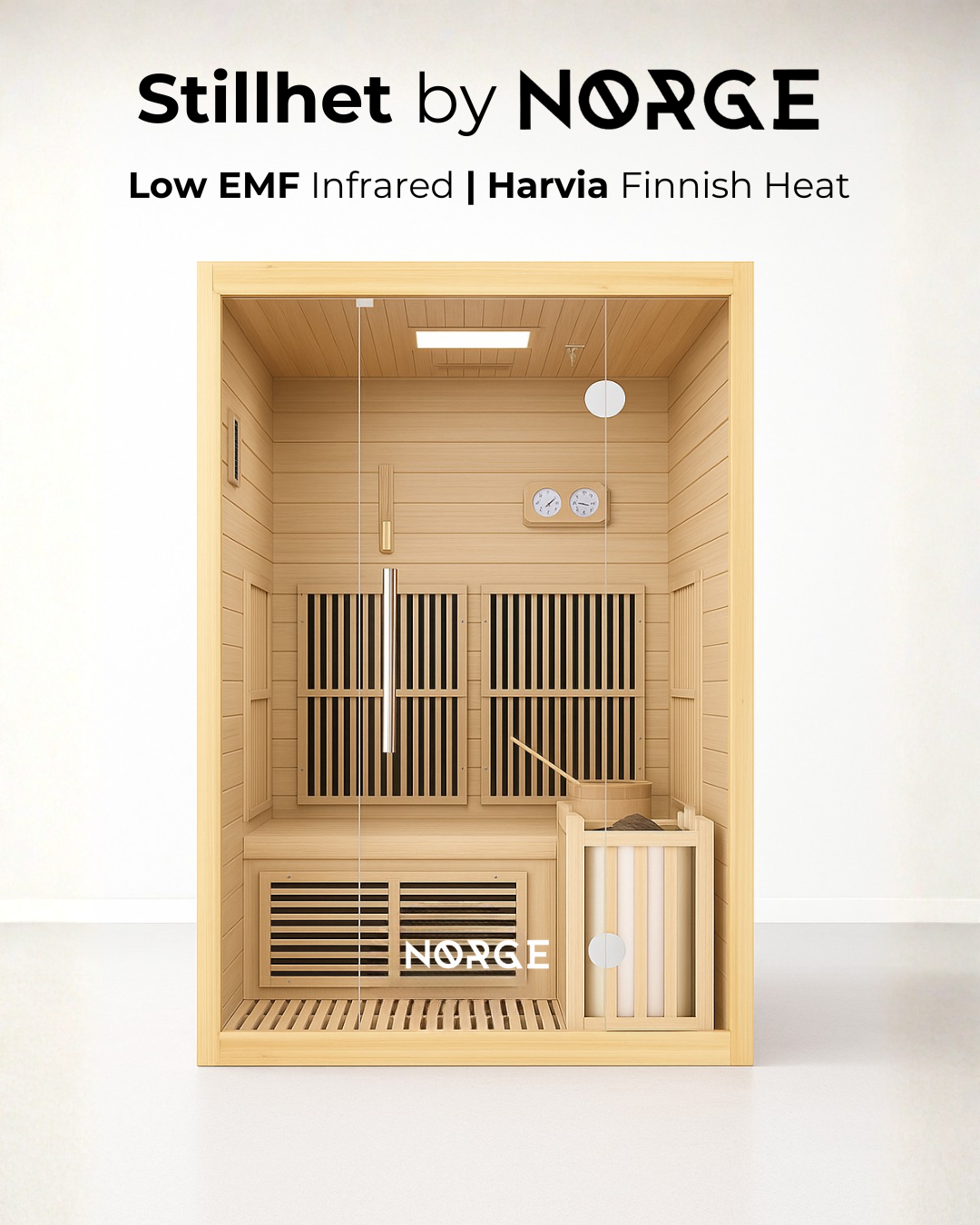 Stillhet 2-Person Hybrid Sauna