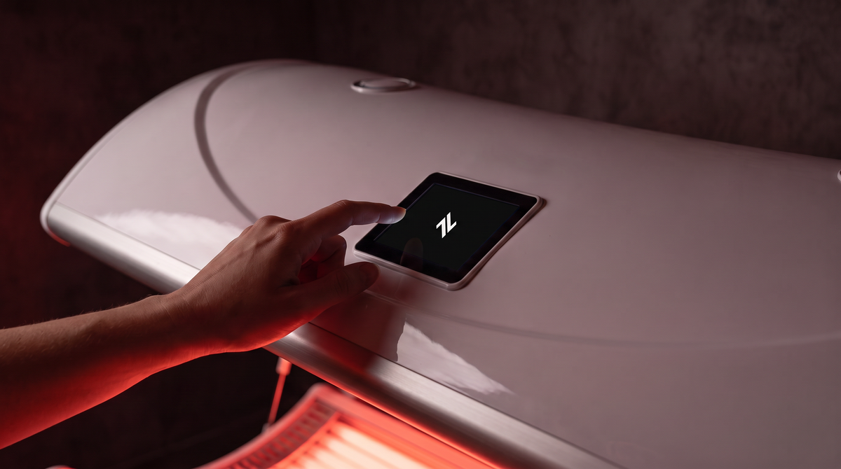 Norge Red Light Bed touch panel