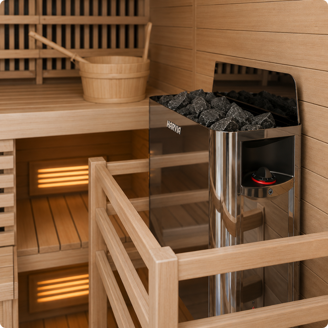 Stillhet 4-Person Hybrid Sauna