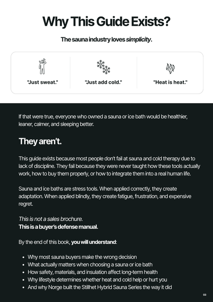The Definitive Guide to Saunas, Ice Baths & Building a System That Actually Works