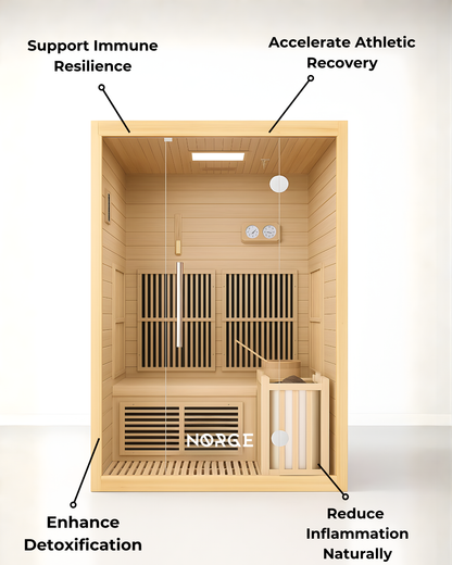 Stillhet 2-Person Hybrid Sauna