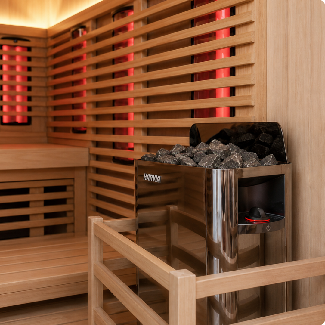Stillhet Outdoor 4-Person Hybrid Sauna