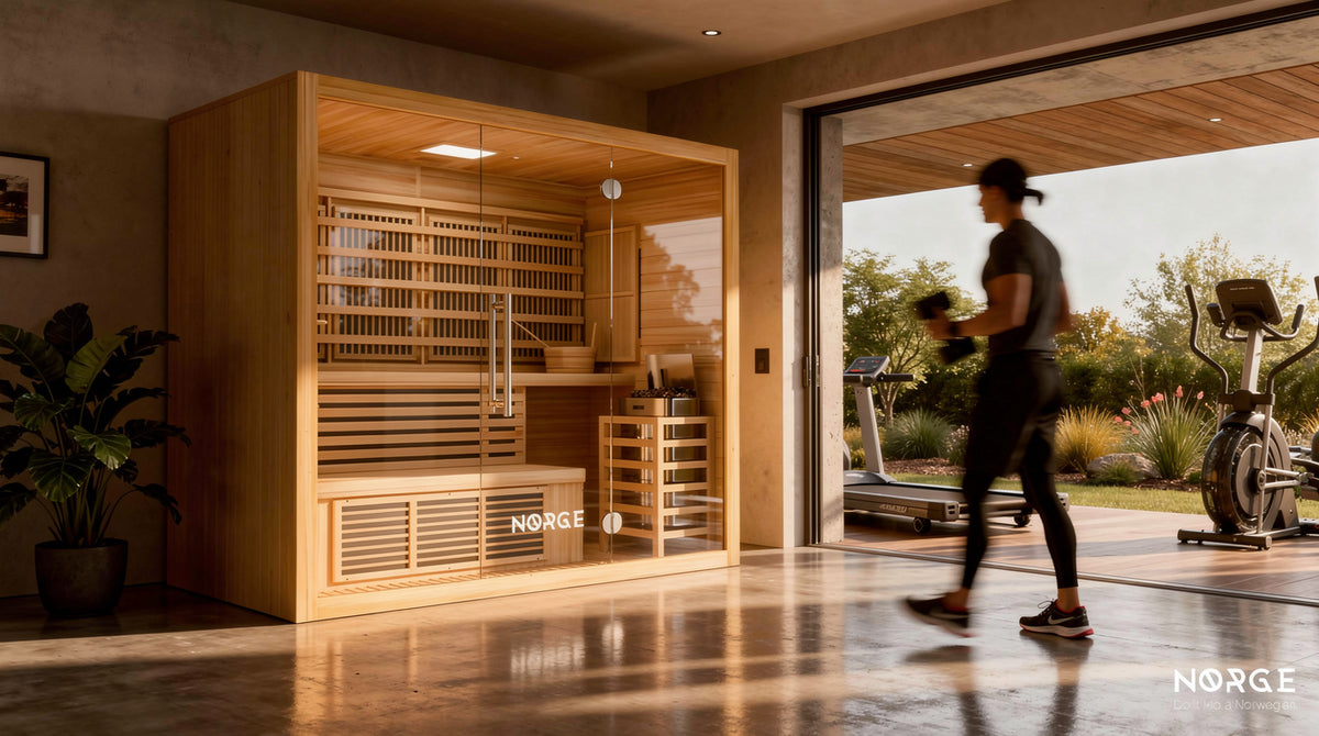 Indoor Hybrid 4 Person Sauna