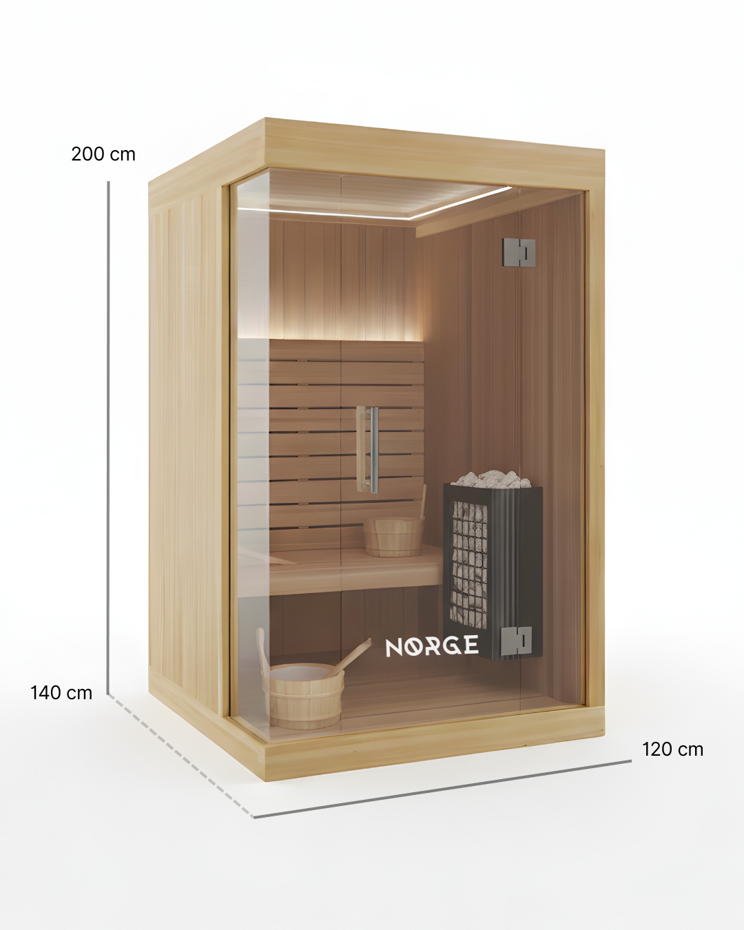 Glød Traditional 2-Person Sauna