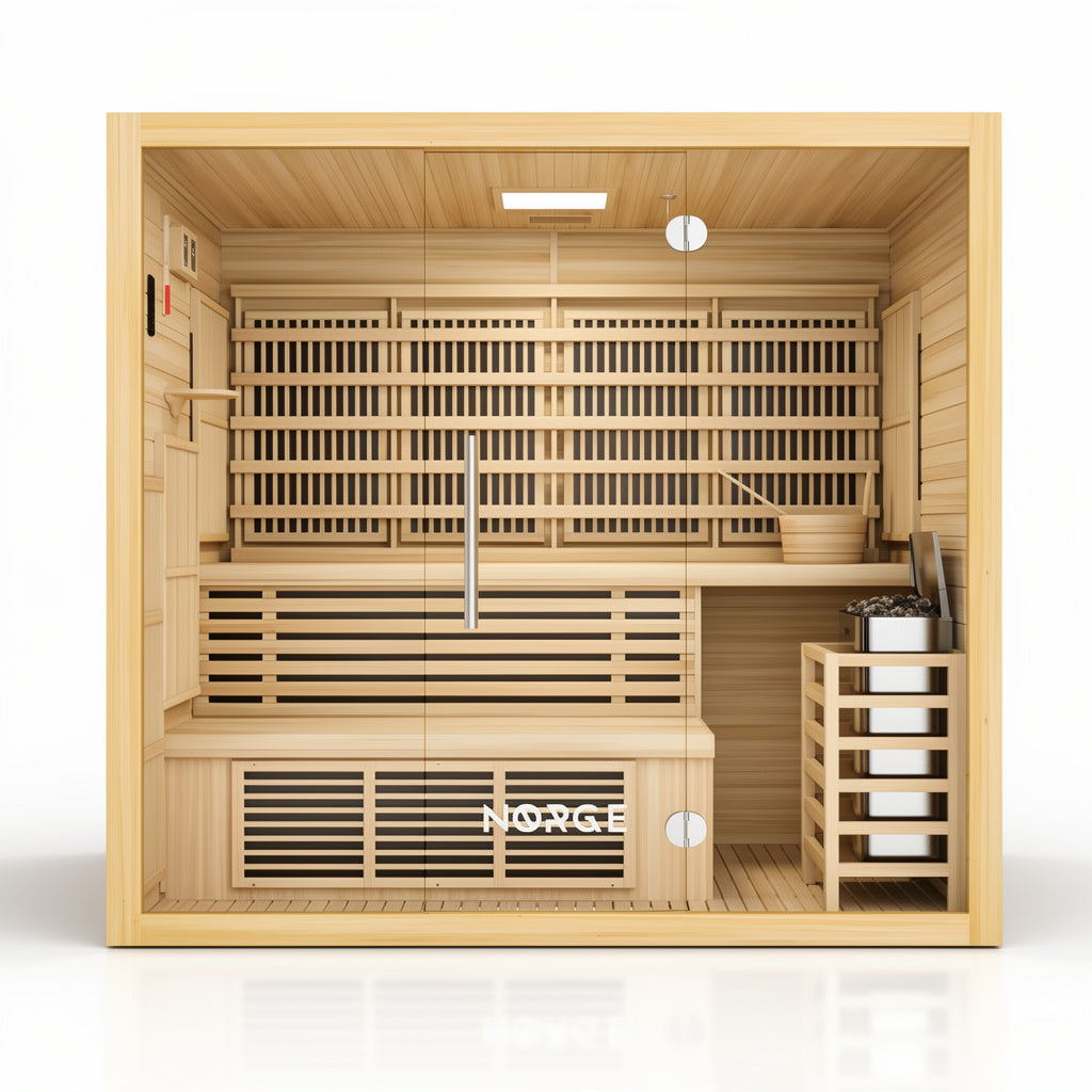 Stillhet 4-Person Hybrid Sauna