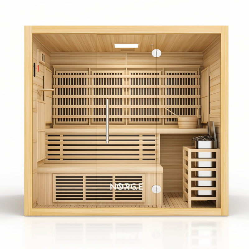 Stillhet 4-Person Hybrid Sauna