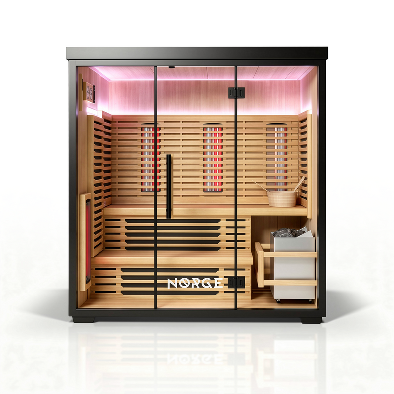 Stillhet Outdoor 4-Person Hybrid Sauna