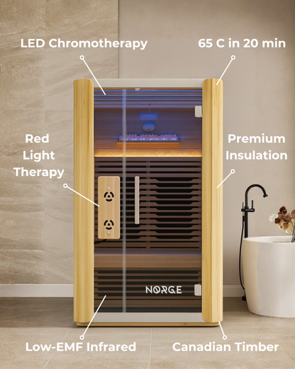 Røddning 2-Person Infrared Sauna
