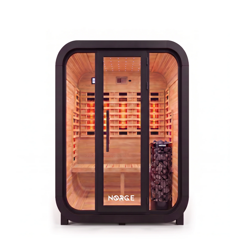 NØRGE Kube 2 person sauna, matte black
