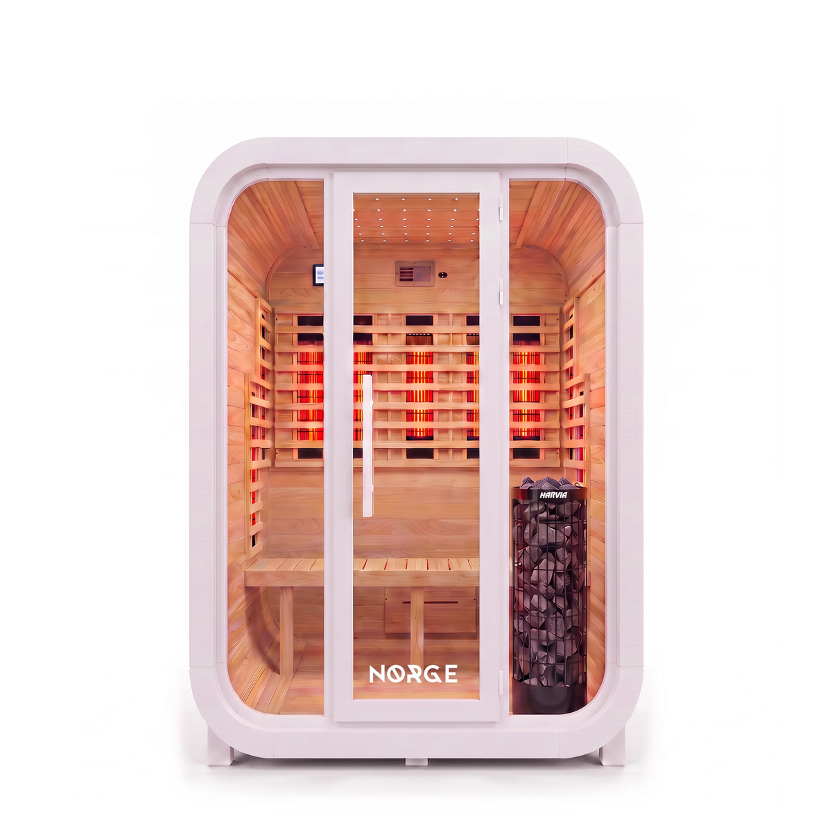 NØRGE Kube 2 person sauna, matte white