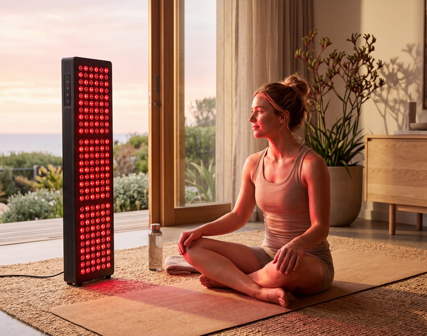 Max red light therapy in use