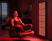 Studio red light therapy in use