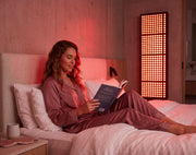 Studio red light therapy in use