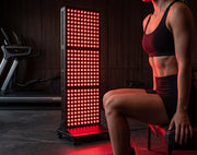 Body red light therapy in use